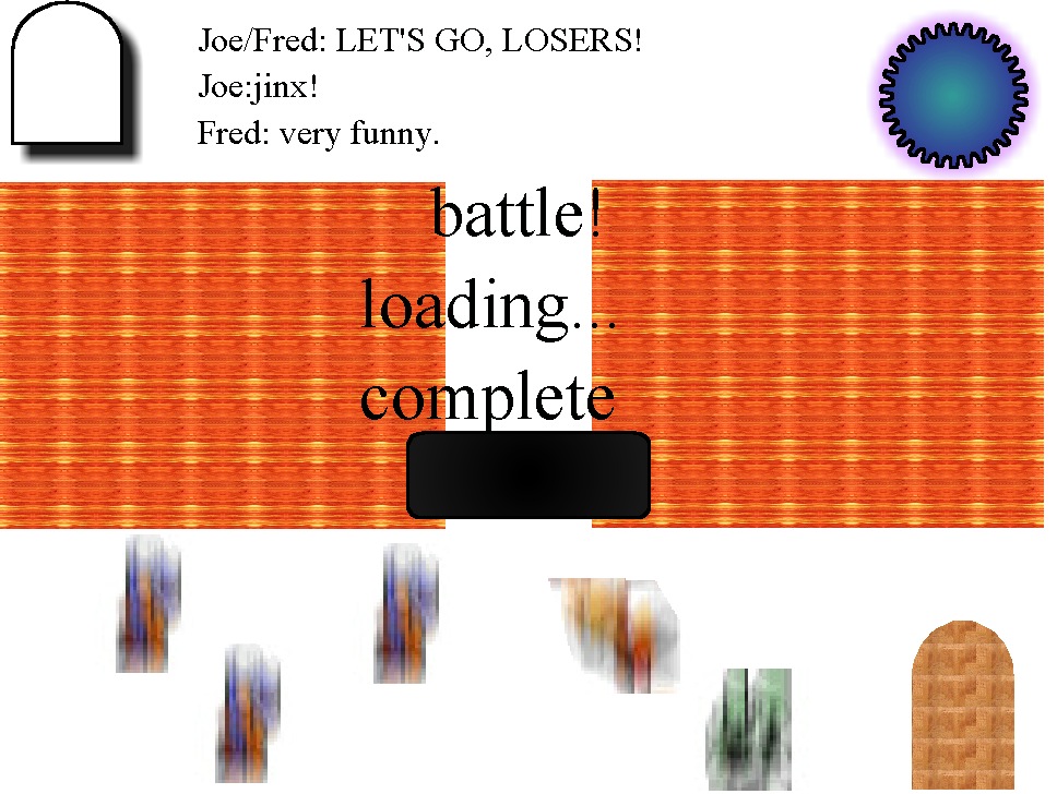 so Fred and Joe go to save the townsfolk & Peach..